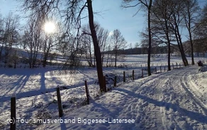 Winterliche Landschaft bei Eichhagen